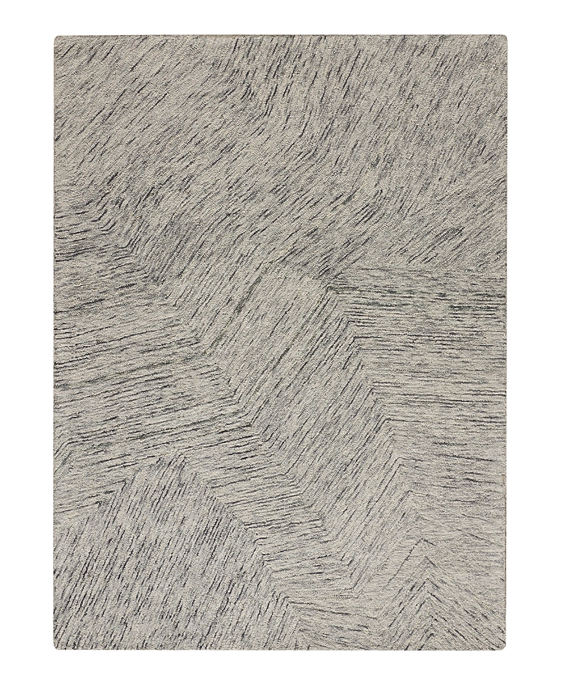 Dkny Pure Angles Ang01 Area Rug, 3'7 X 5'7 In Gray