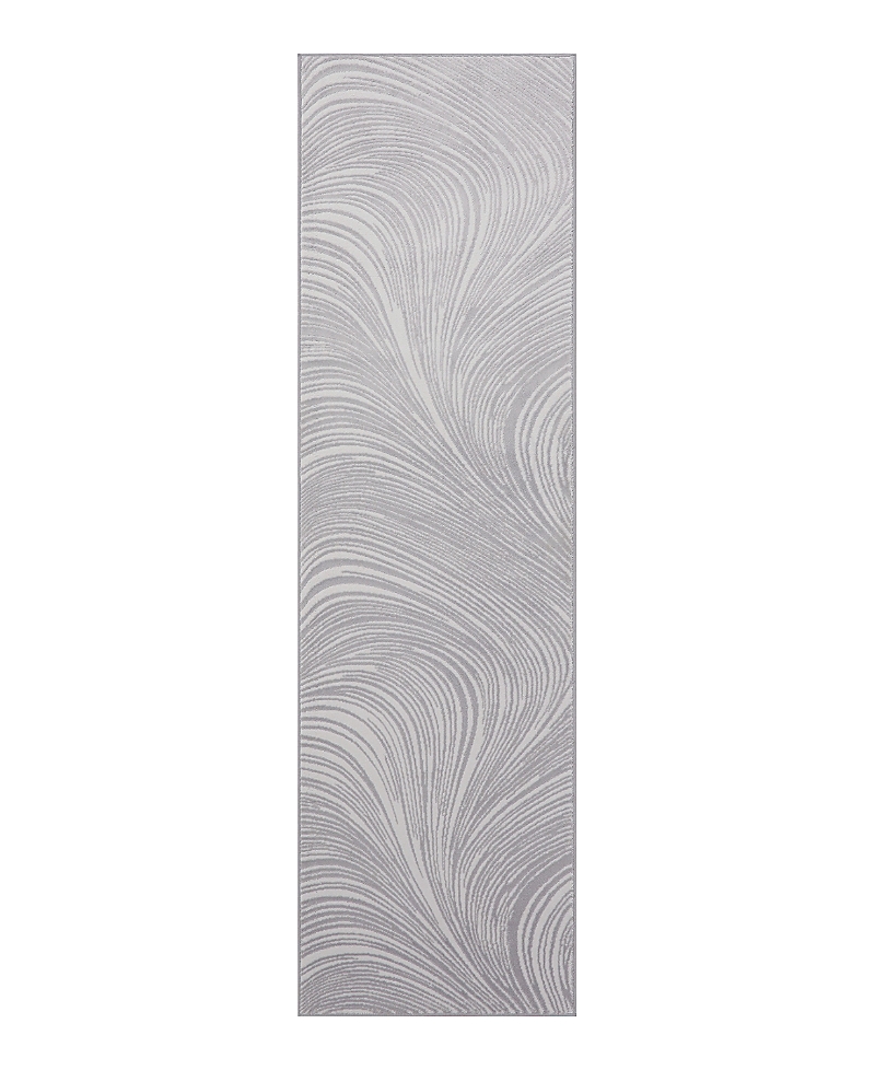 Dkny Central Park West Cep02 Runner Area Rug, 2'2 X 7'5 In Gray