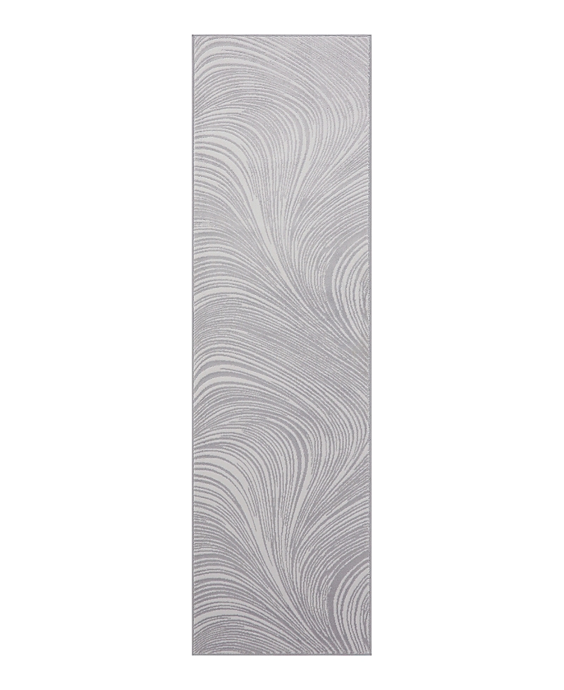 Dkny Central Park West Cep02 Runner Area Rug, 2' X 6' In Gray