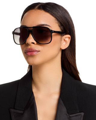 Raoul Brow Bar Aviator Sunglasses, 62mm