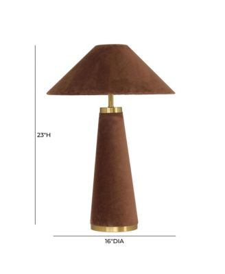 Graham Velvet Table Lamp