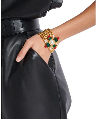  Baroque Bracelet with Chains and Beads