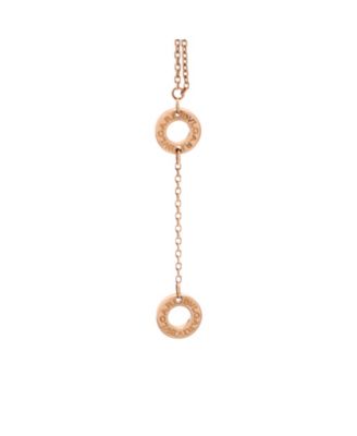  Divas' Dream Open Bracelet Necklace 18K Rose Gold and Diamonds