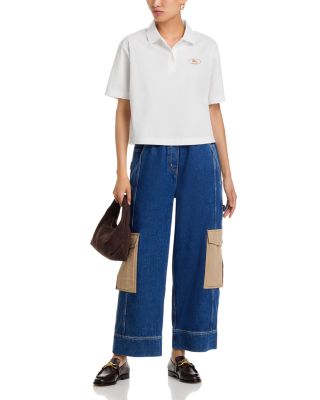 Philippa Cropped Polo Shirt