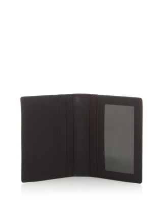 Gancini Leather Bifold Card Case