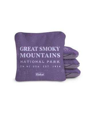 6x6 Great Smoky Mountains National Park Durasuede + Turbo Polyglide Pilot Versacraft Cornhole Bags