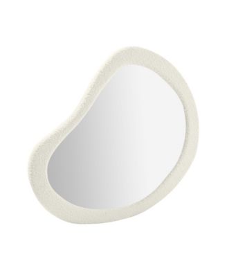 TOV Furniture - Klaryss Teardrop Boucle Mirror
