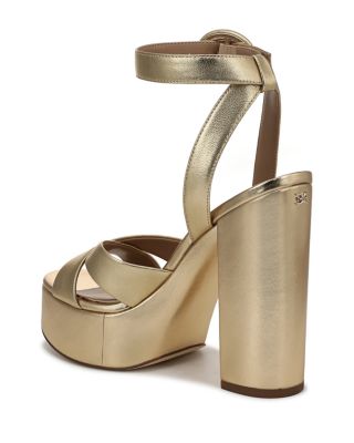 Women&#39;s Savannah Leather Platform Sandals 