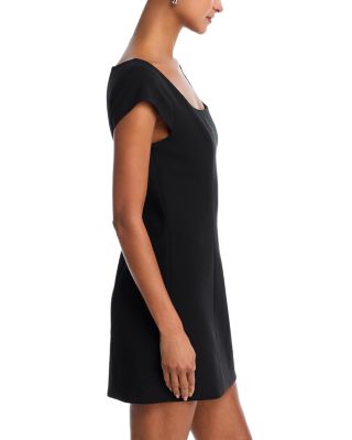 Azra Twill Cap Sleeve Mini Dress