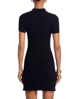 Collared Henley Mini Dress