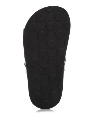 Women's Tie-Me Denim & Leather Platform Sandals