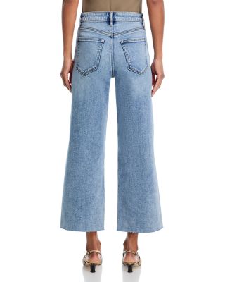 High Rise Wide Leg Jeans in Medium Wash - Exclusive