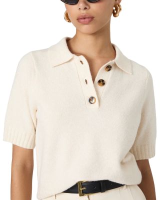 Vhari Short Sleeve Henley Sweater