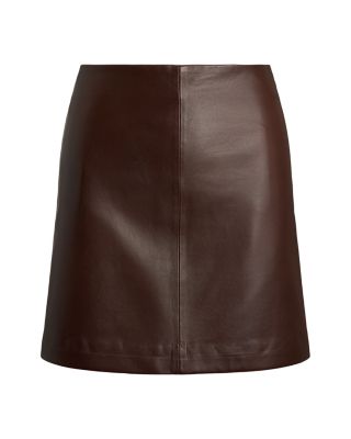 Lambskin Pencil Miniskirt