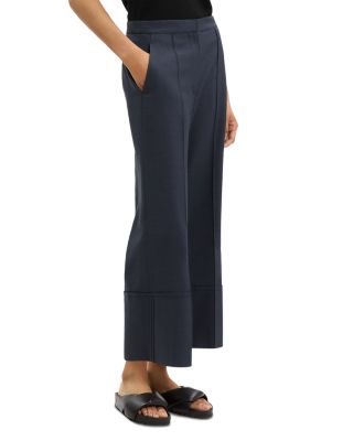 Cuffed Cropped Pants