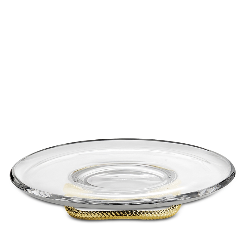 Nambe Braid Gold Cake Plate In Gold