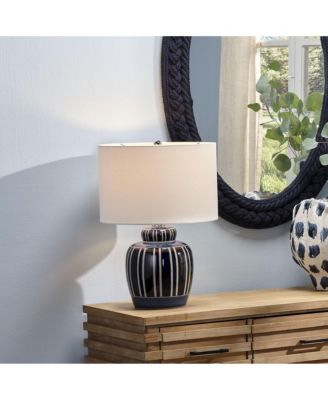 Arthur Ceramic Table Lamp with Linen Shade