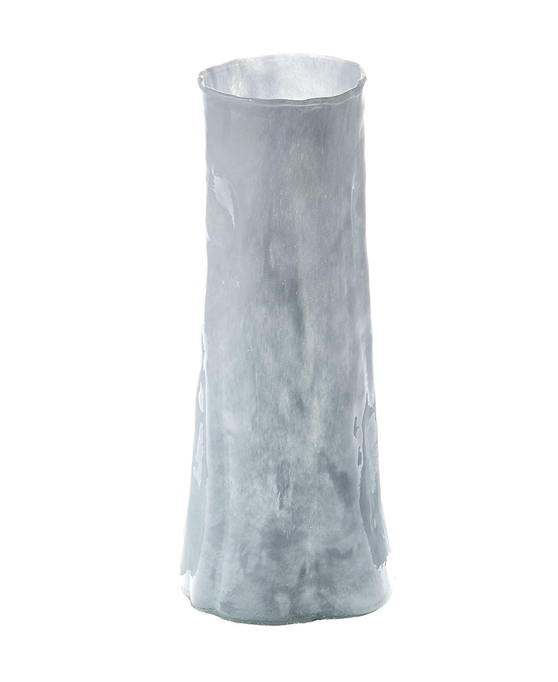 Jamie Young Sequoia Glass Decorative Small Vase In Blue