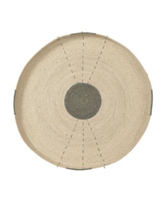 Sundial Seagrass Round Wall Art