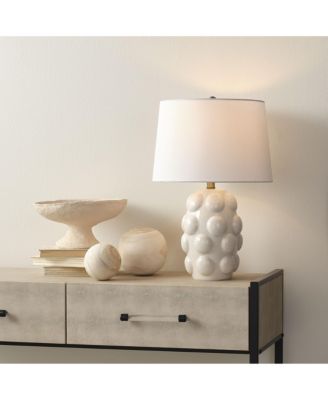 Silas Ceramic Table Lamp with Linen Shade