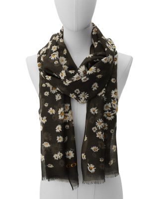 Daisy Cluster Printed Scarf