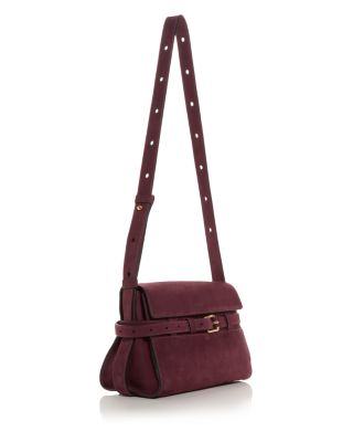 Tie Me Suede Shoulder Bag