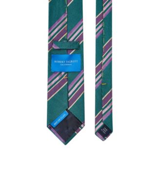  Robert Multi Stripe Basket Weave Necktie
