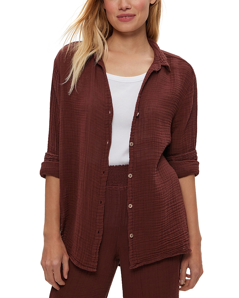 Michael Stars Relaxed Button Down Top