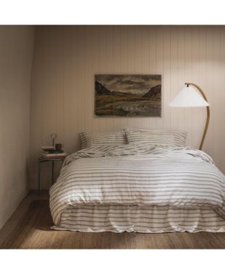 Kemptown Stripe Linen Duvet Cover, Twin