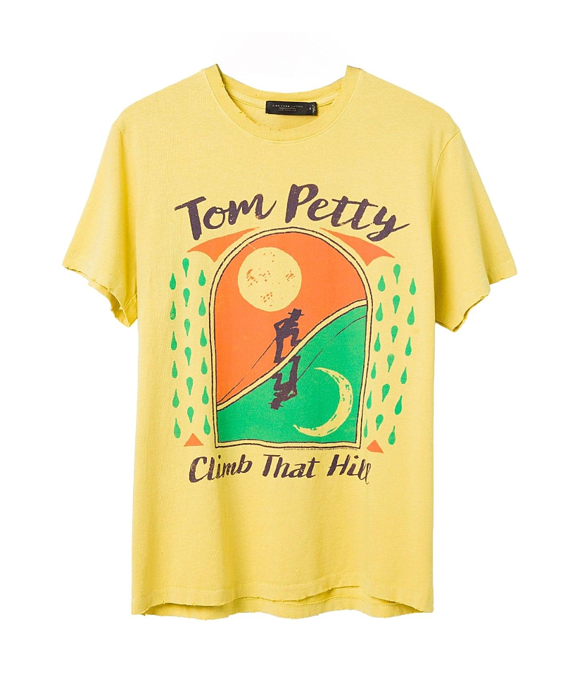 Junk Food Clothing Unisex Tom Petty Climb That Hill Vintage Tee