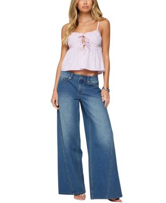Linden Low Rise Baggy Medium Rinse Wash Jeans
