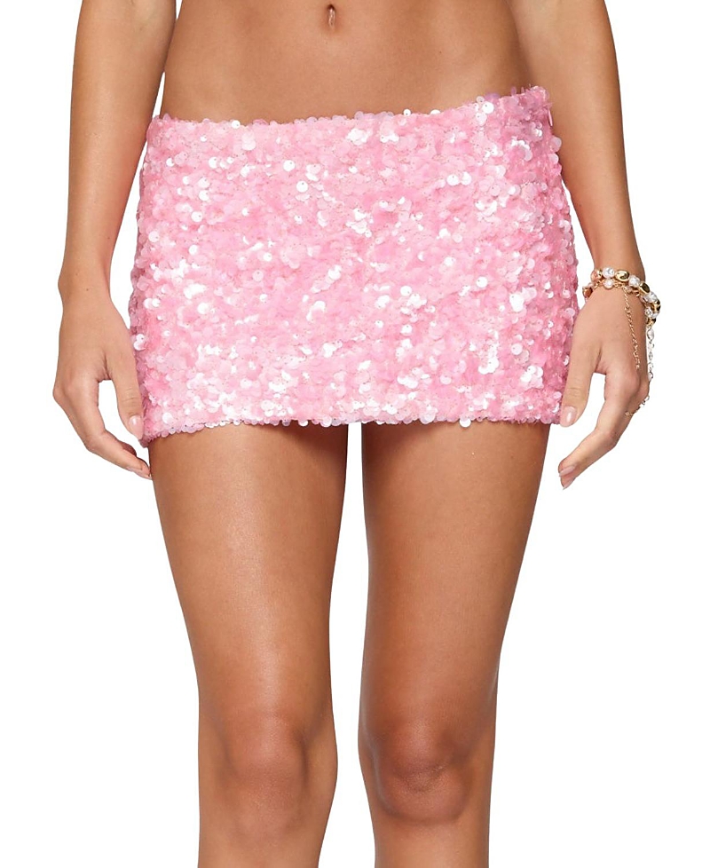 Edikted Evelina Sequin Miniskirt