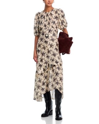Joan Printed Midi Dress