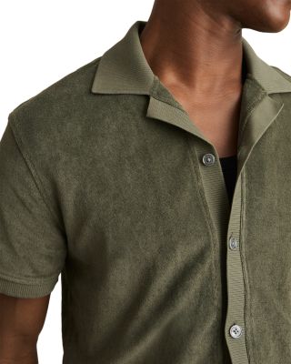 Short Sleeve Terry Camp Shirt