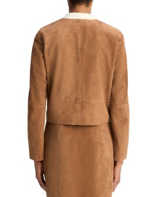 Cropped Suede Jacket