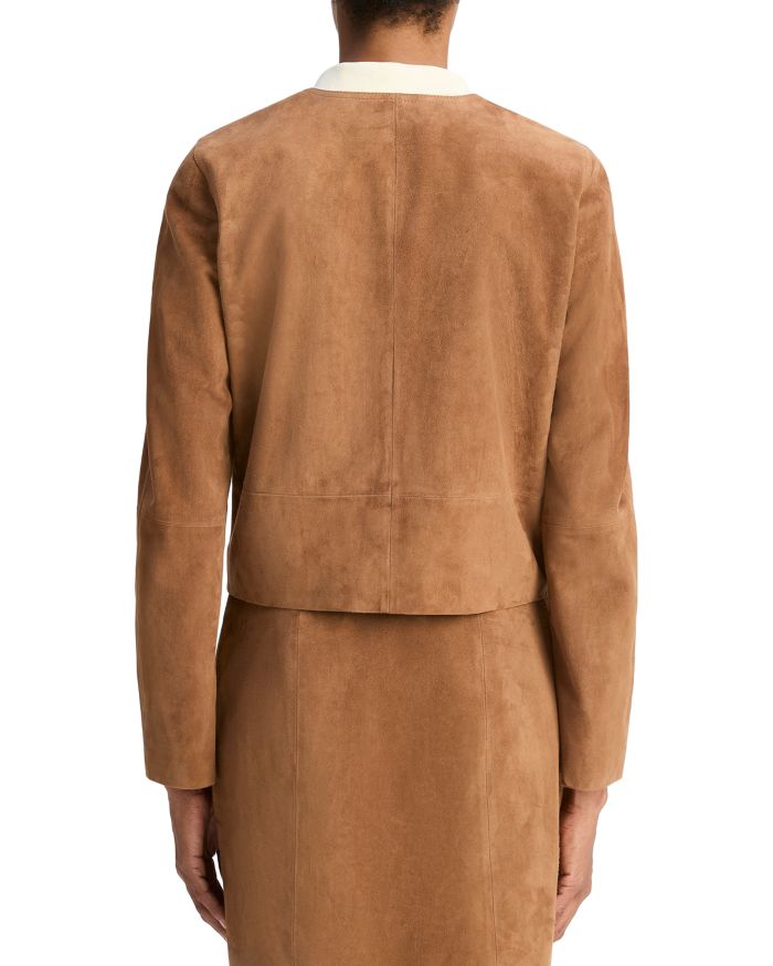 Cropped Suede Jacket