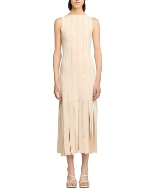 Carwash Hem Studded Maxi Dress