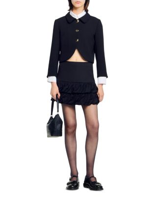 Ruffle Hem Mini Skirt