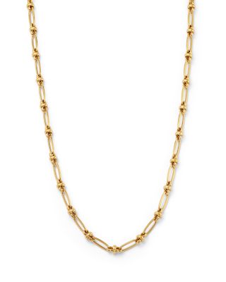 Paperclip Link Chain Necklace in 14K Yellow Gold, 18"