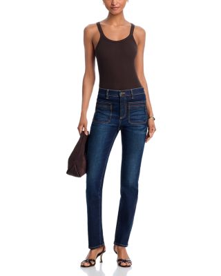 Emmy Straight Jeans in Dark Rinse