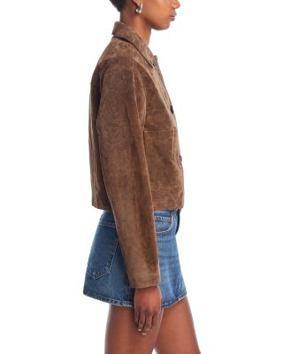 Suede Cropped Jacket