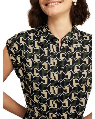 Kalinda Geometric Print Dress