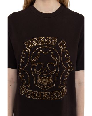 Edwin BC Skull Stras Tee
