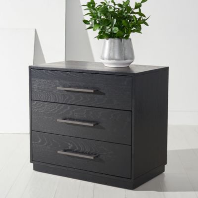 Mallory 3 Drawer Nightstand
