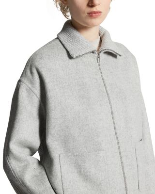 Mock Neck Coat