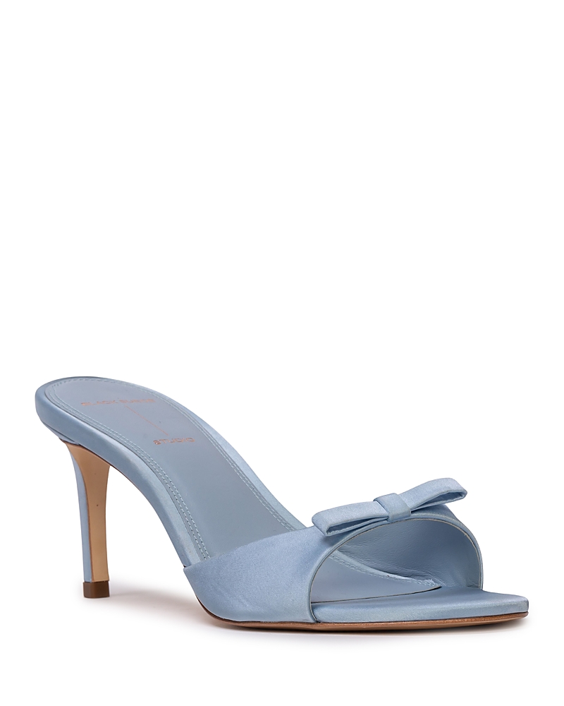 Black Suede Studio Women's Albie 65 Mule Sandals