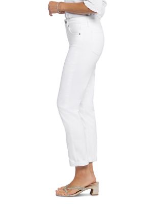 Petite Margot Girlfriend Jeans in Optic White