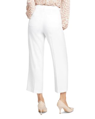 Petite Wide Leg Cargo Capri Pants