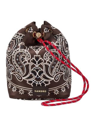 Sandro - Bandana Bucket Bag