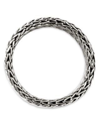 Icon Sterling Silver Link Chain Ring, 12mm